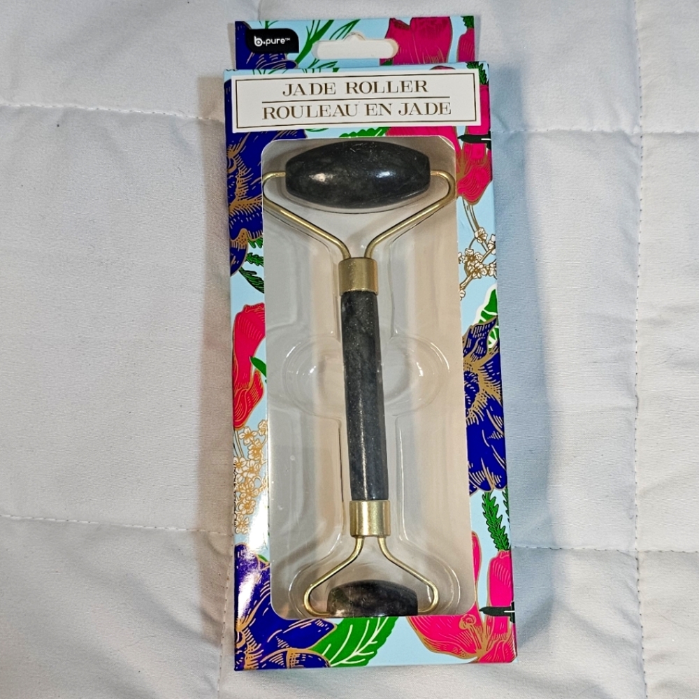 BRAND NEW B•Pure Jade Facial Roller for Skin Care